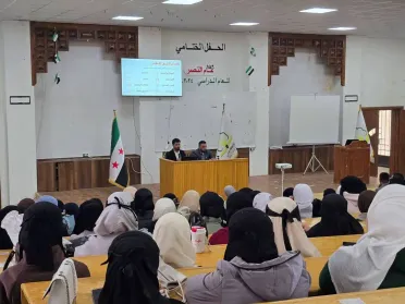 جامعة إدلب تُطلق الفريق الإعلامي التطوعي لتعزيز العمل الجامعي والإعلامي