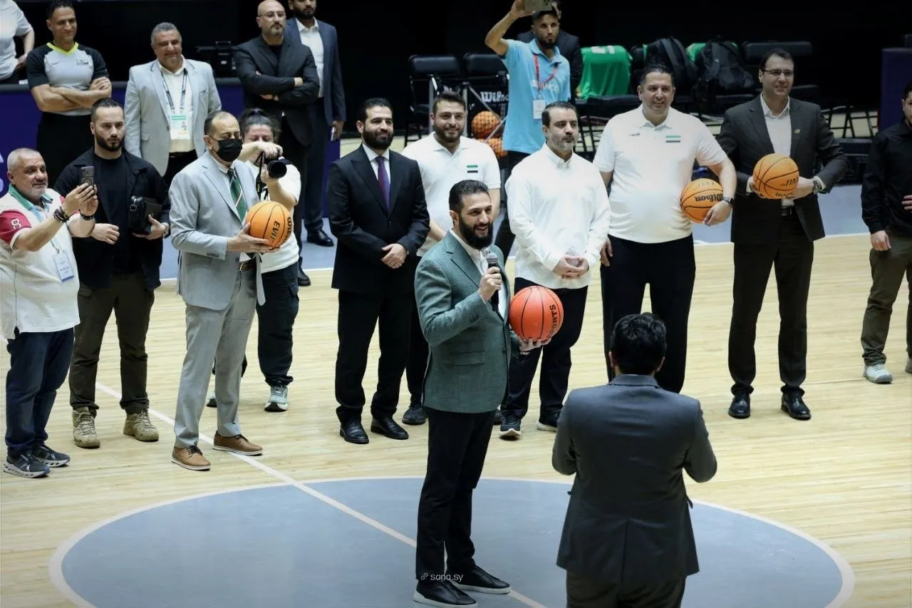 الشرع في افتتاح صالة الفيحاء: "ما تحقق اليوم هو البداية والمستقبل يخبئ إنجازات أكثر"