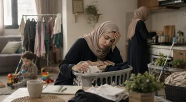 أعباء متواصلة وضغط مستمر… كيف تؤثر المهام اليومية المتراكمة على حياة النساء