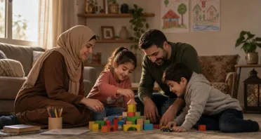 حين يشارك الأهل أطفالهم عالمهم… لحظات بسيطة بأثر عميق