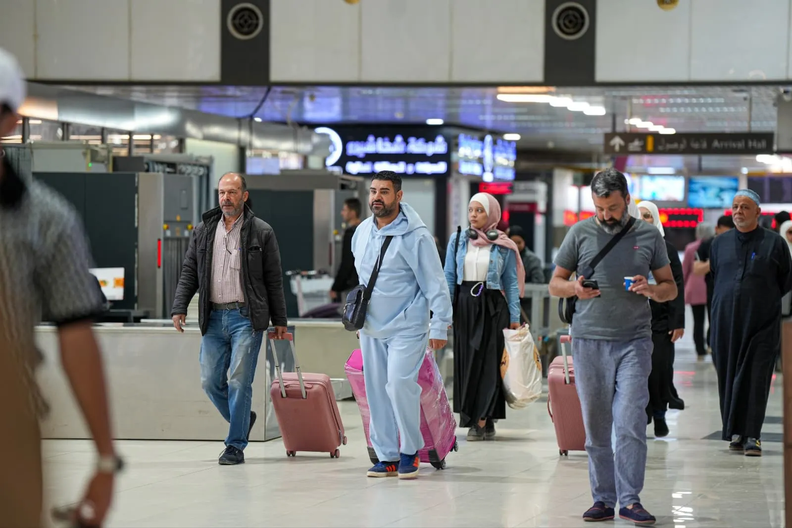 مطار دمشق يسجل أكثر من 34 ألف مسافر و492 رحلة خلال الشهر الماضي 