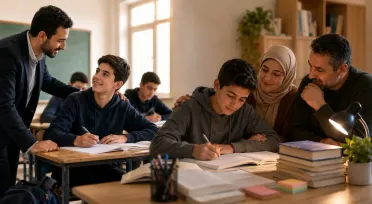 الاستعداد للامتحانات… دور مشترك بين المعلم والأهل في دعم الطلاب