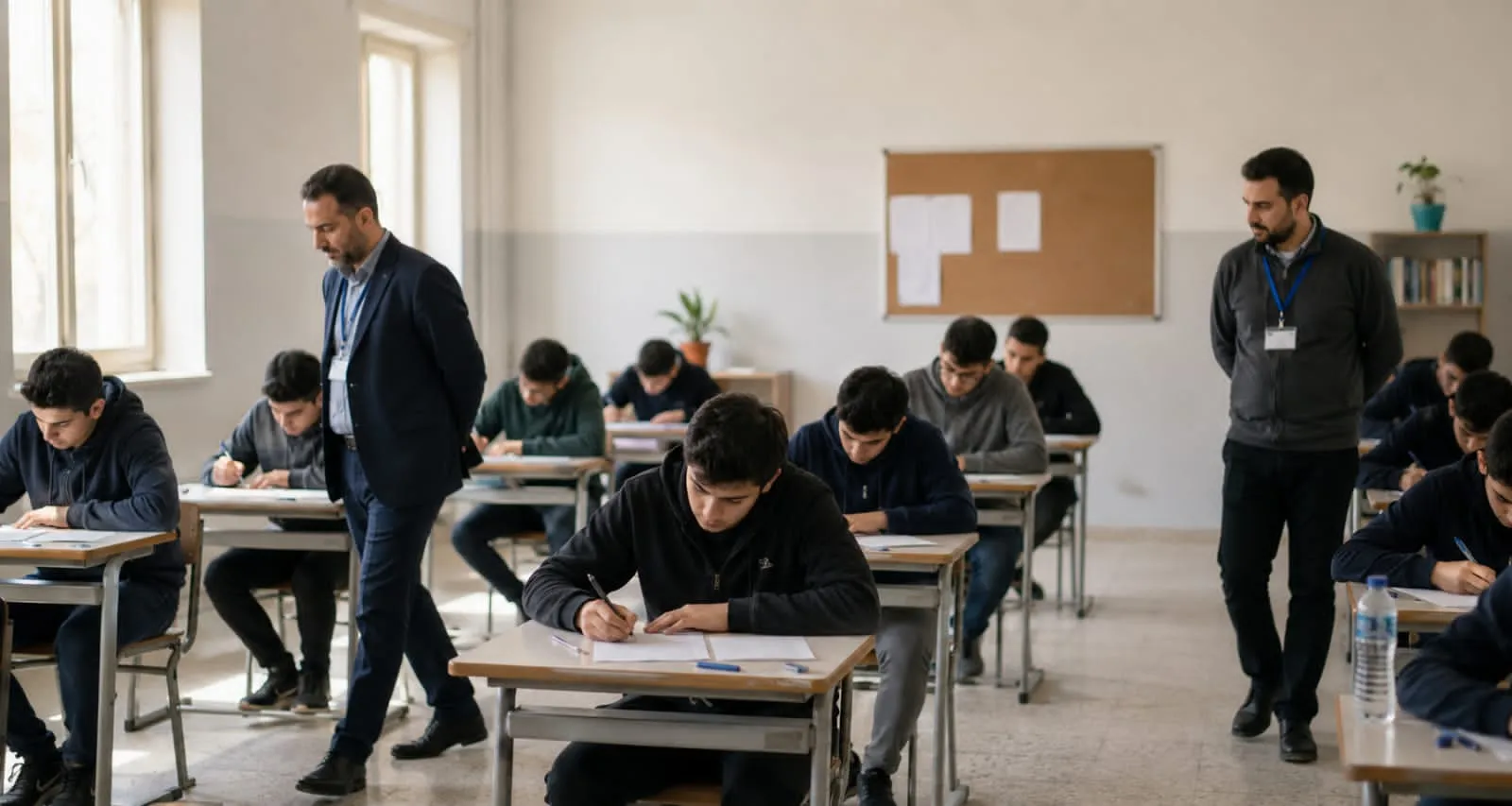 أجواء القاعة الامتحانية ودور المراقبين في دعم تركيز الطلاب
