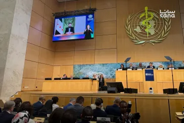 "الشرع" أمام جمعية الصحة العالمية: سوريا تسير بثبات نحو التعافي وتعزيز الأمن الصحي المستدام