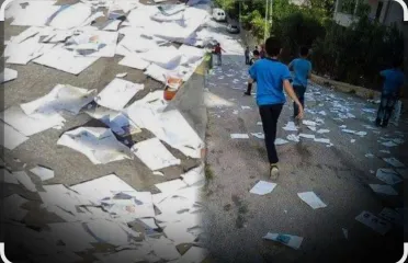تمزيق الكتب والدفاتر بعد الامتحانات… بين فرحة الانتهاء ومظاهر الإتلاف في الشوارع