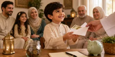 كيف تصنع العيدية وعي الطفل المالي وتؤثر في سلوكه؟