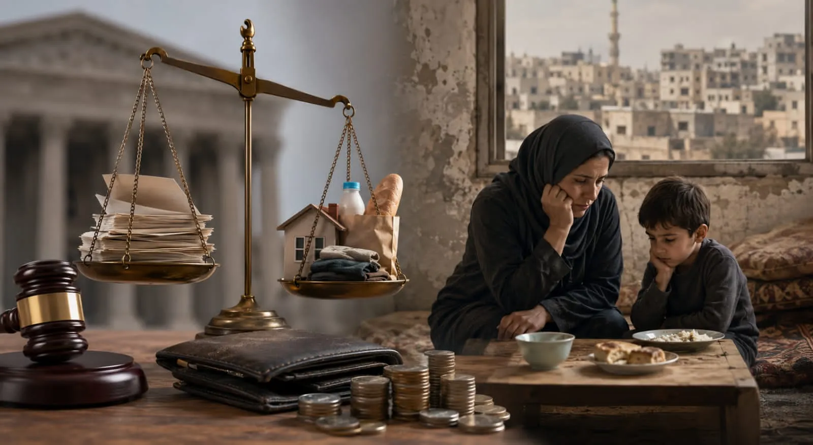 النفقة الزوجية بين النص القانوني والواقع المعيشي في سوريا