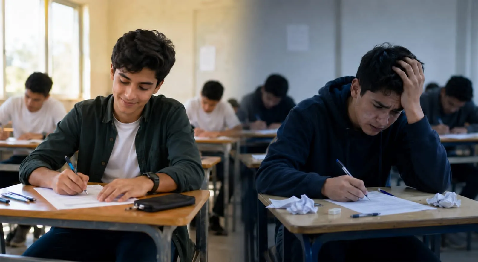 الطالب الواثق والمتوتر… فروقات نفسية وسلوكية في الامتحان