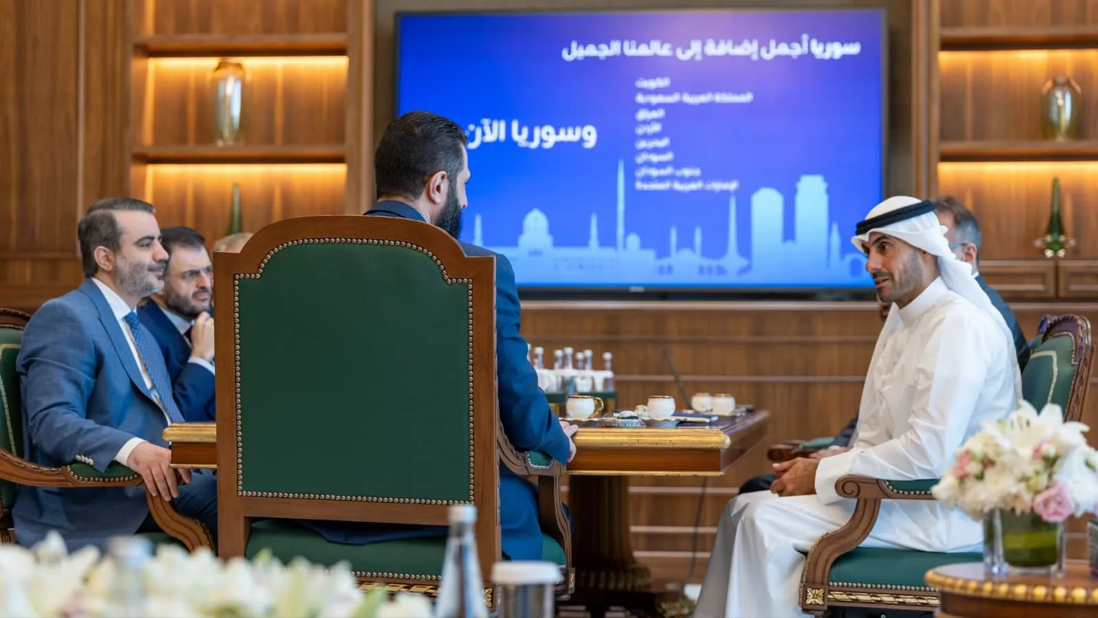 الرئيس الشرع يستقبل وفد مجموعة "زين" بعد إعلان دخولها السوق السورية 