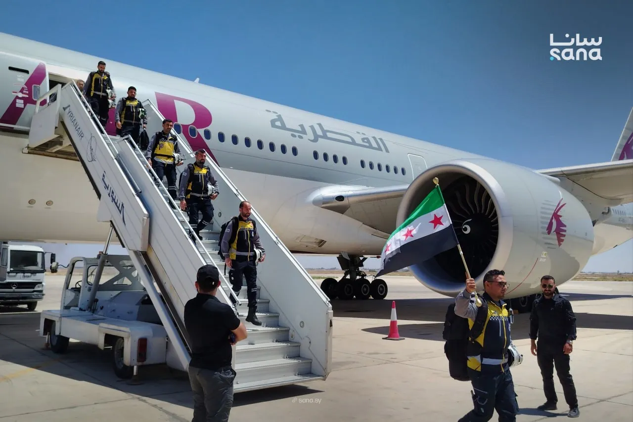 فريق الإنقاذ السوري العائد من مهمة إنسانية في فنزويلا