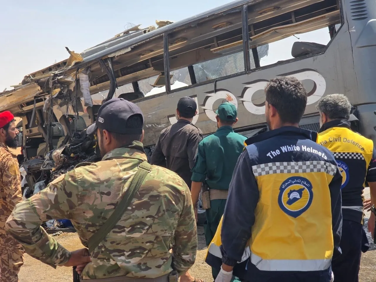 حادث مروع بين دمشق ودير الزور