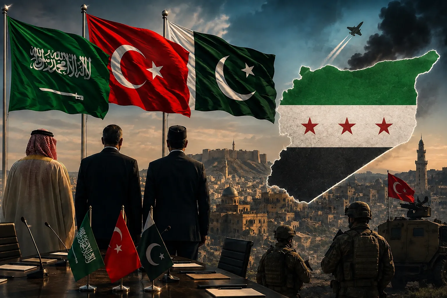 خارج الاتفاق وداخل معادلته.. ماذا تعني منظومة الدفاع السعودية التركية الباكستانية لدمشق؟