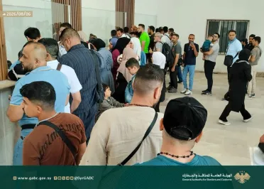 أكثر من 7 ملايين مسافر عبر المنافذ السورية خلال 6 أشهر و391 ألف لاجئ يعودون طوعاً