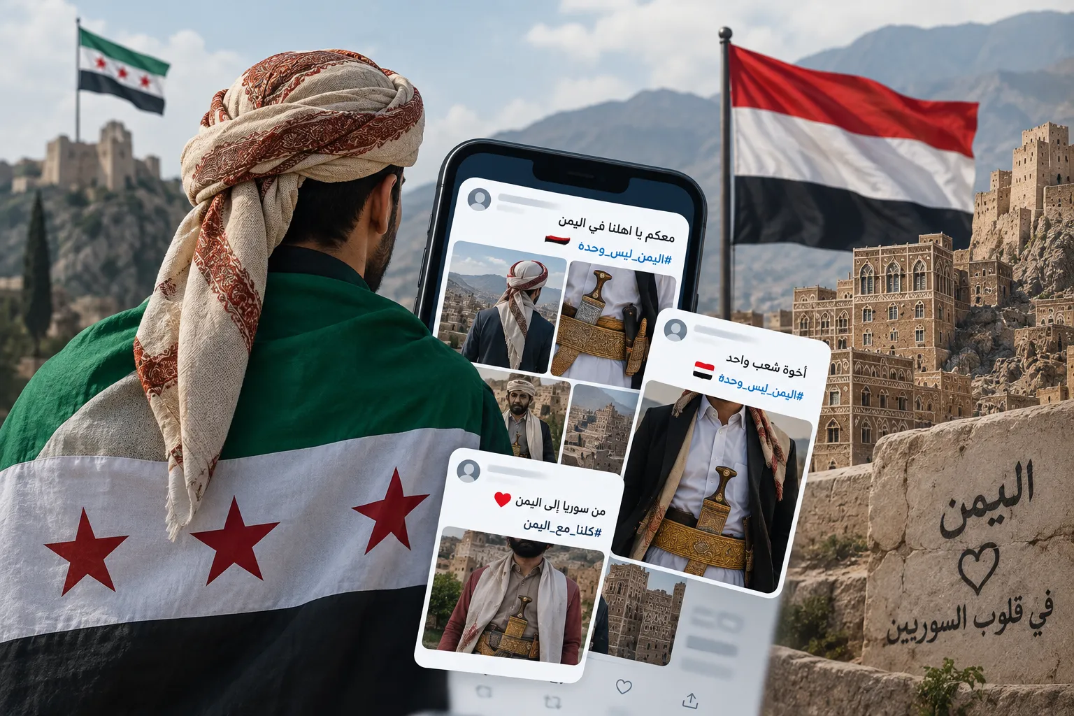 تضامن سوري واسع مع اليمن.. الإرياني يشيد بحملة شعبية تعكس روابط الأخوة بين البلدين