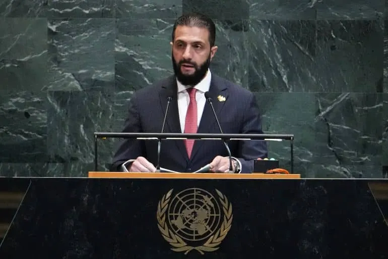 الرئيس الشرع أمام الأمم المتحدة: سوريا تنهض وتستعيد دورها.. والجولان أرض سورية والفرصة التاريخية للسلام قائمة