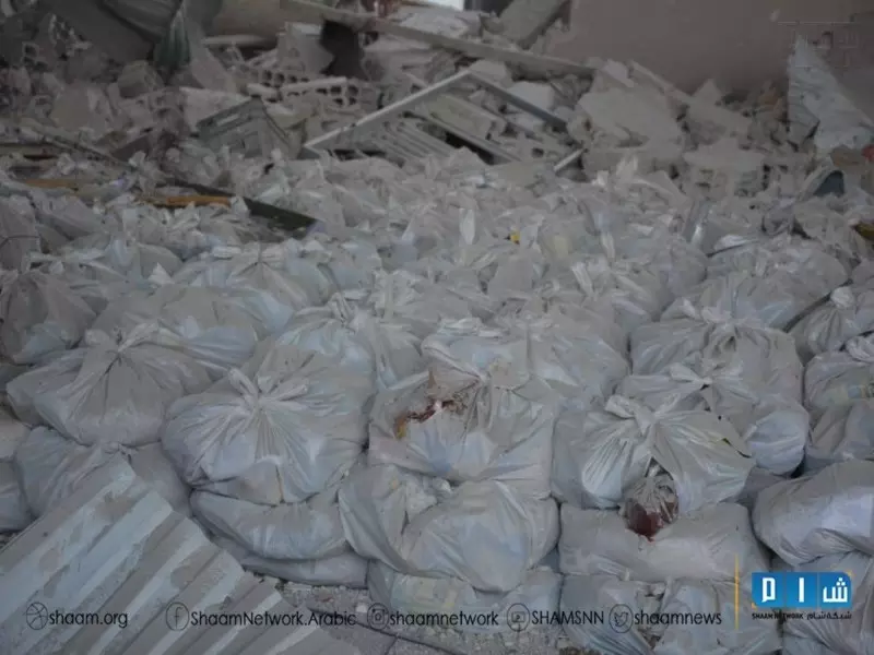 الطيران الروسي يستهدف مخازن الإغاثة في الغوطة ويقتل عددا من العاملين فيها