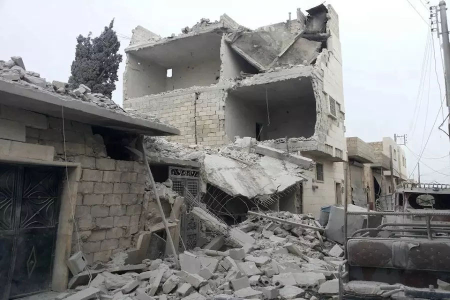 مجزرة في بلدة تادف بحلب.. أكثر من 10 شهداء جراء غارة بالقنابل العنقودية