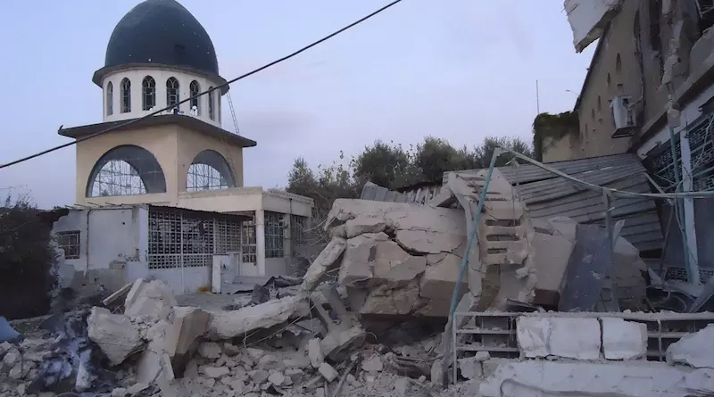 مصلين شهداء بغارة للطيران الروسي استهدفت مسجداً بمدينة حلب