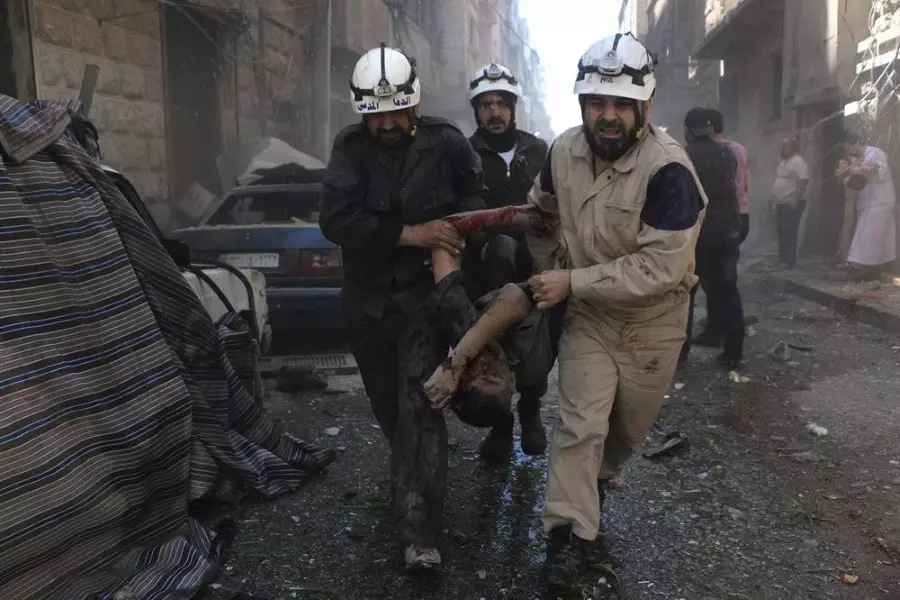 العدو الروسي يحمل الموت إلى مدينة حلب مجددا ... شهداء وجرحى في حي المرجة