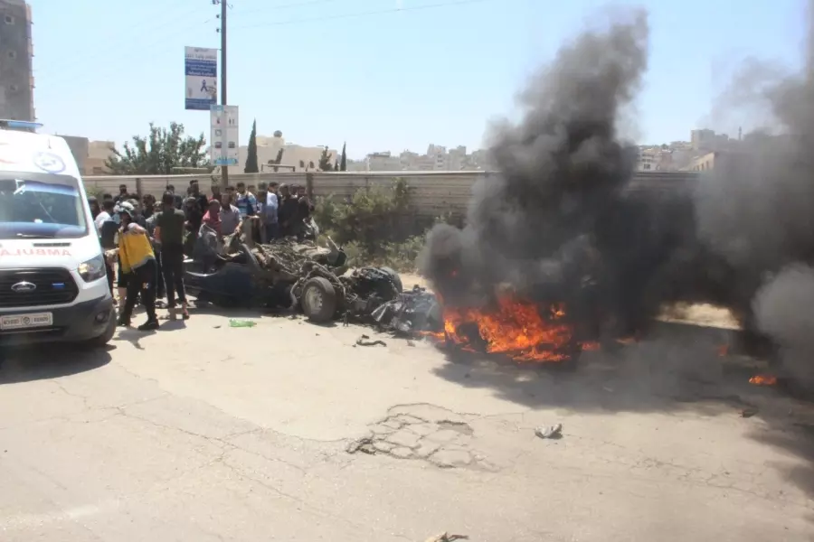 بينهم طفلة .. 3 شهداء إثر انفجار سيارة مفخخة بمدينة عفرين شمالي حلب