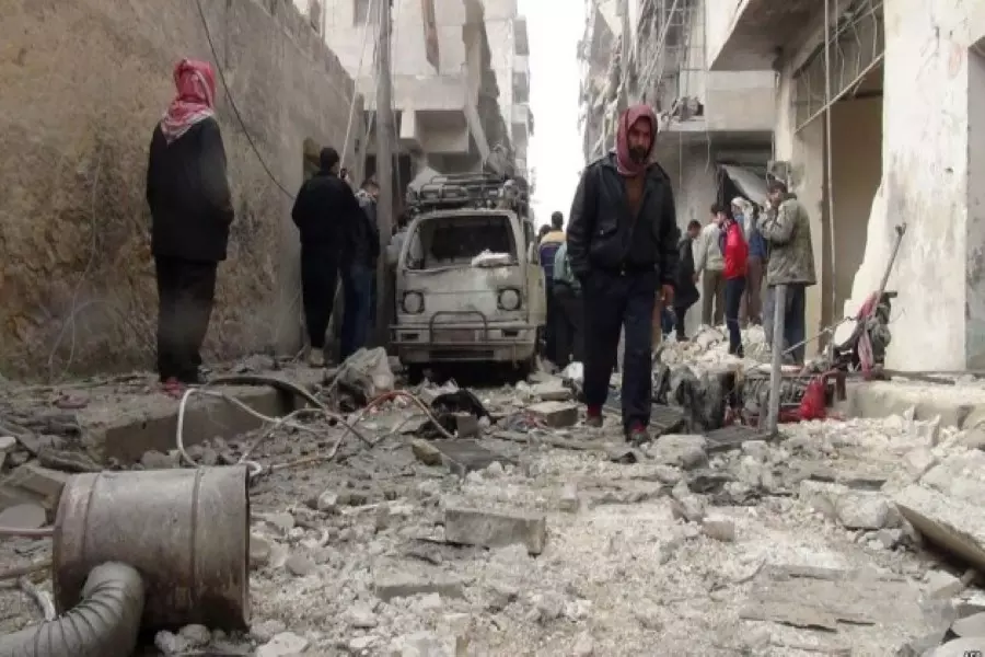 أربعون شهيدا من المدنيين تحت أنقاض منزل مدمر بفعل غارات التحالف اليوم
