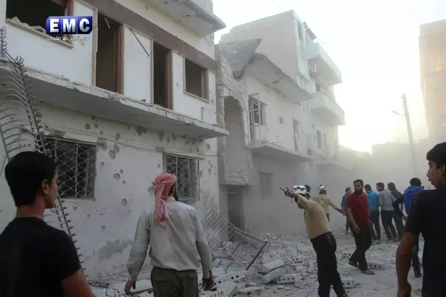 شهداء وجرحى غالبيتهم أطفال بقصف جوي استهدف بلدة حاس بإدلب